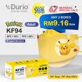 Durio 904 Pokémon KF94 -Pikachu - (10 Pcs)